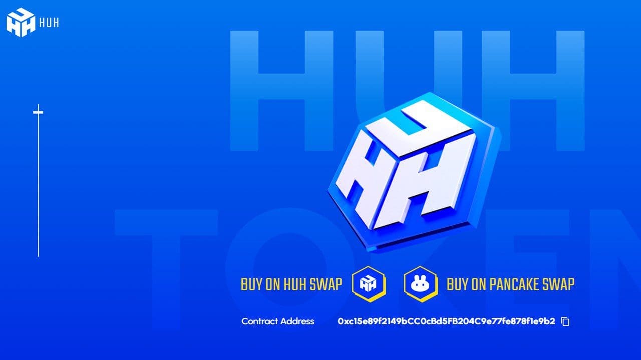 HUH Token The HUH Token project, accused of being a scam, has dipped over 50% days after a successful launch that saw the price rally 1000% in days.