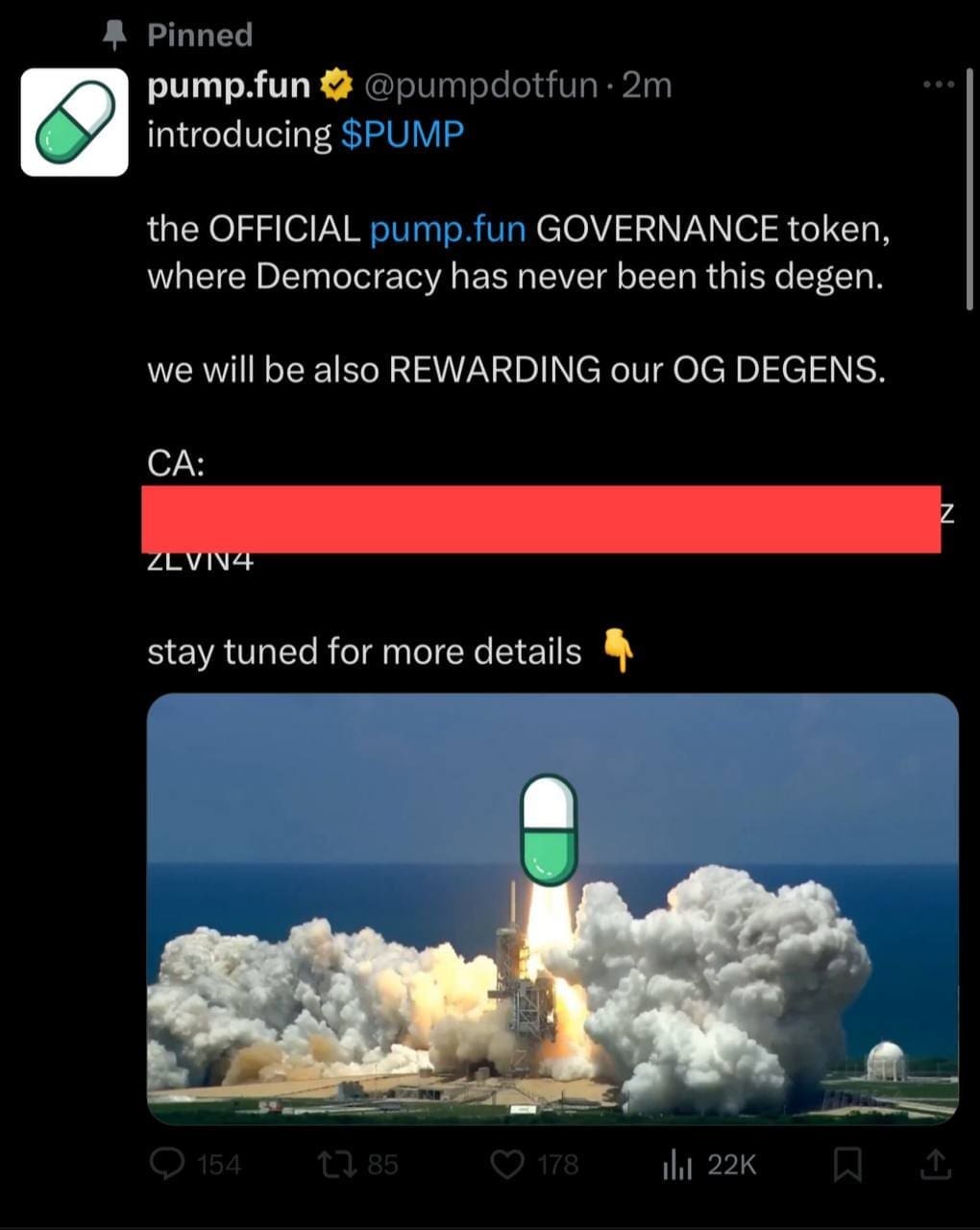 Pump.fun X Account Hack Promotes Fake $PUMP Token to Users. Source: Pump.fun