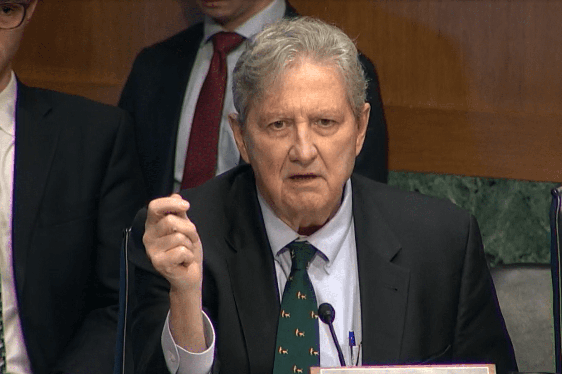 Senator John Kennedy Confronts SEC Nominee Paul Atkins Over SBF Pardon Allegations. Source: Senate Banking Committee