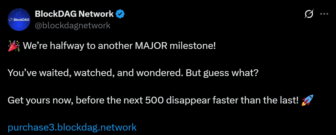 BlockDAG network coin