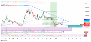 SHIB/USD 4-hour price chart. Source: TradingView