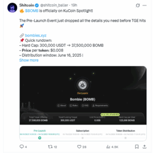 bombie token price